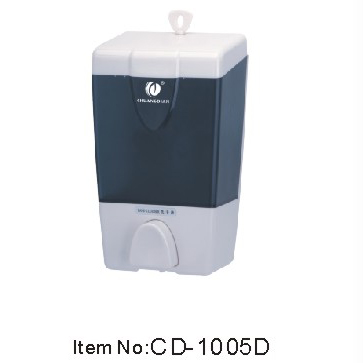 单头手动皂液器(黑透＋白) CD-1005D 